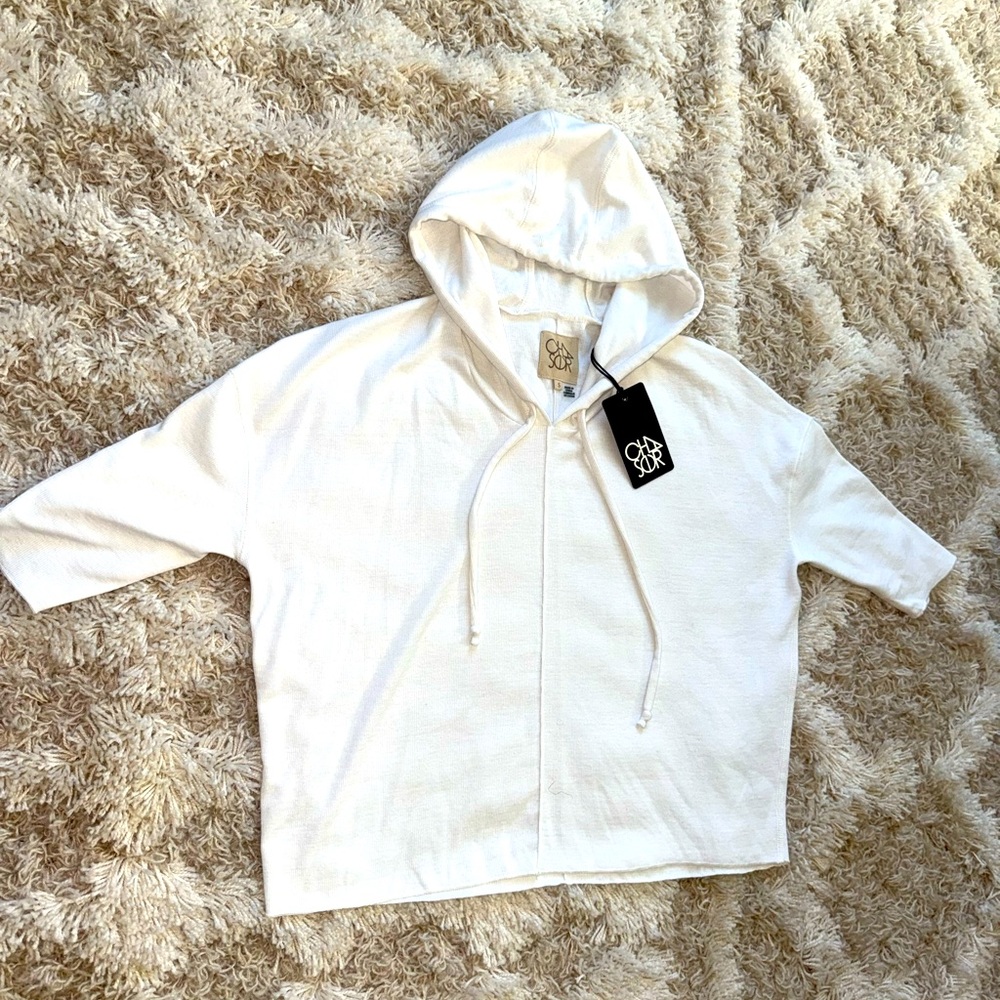 NWT Chaser hooded sweater- size S/M